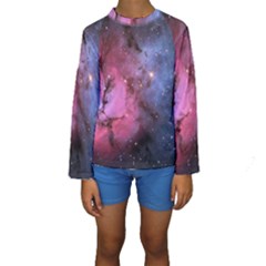 Trifid Nebula Kid s Long Sleeve Swimwear