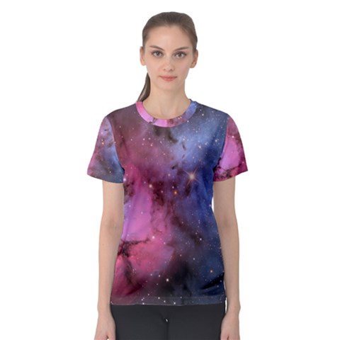 Trifid Nebula Women s Sport Mesh Tees by trendistuff