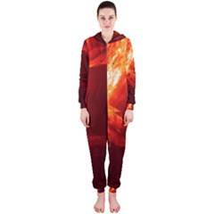 Solar Flare 1 Hooded Jumpsuit (ladies)  by trendistuff