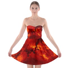 Rosette Nebula 2 Strapless Bra Top Dress by trendistuff