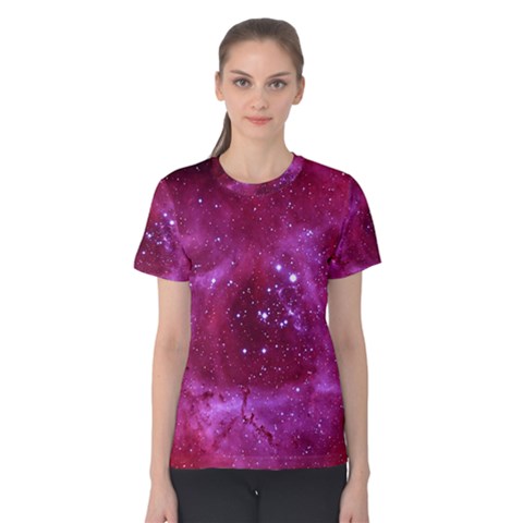 Rosette Nebula 1 Women s Cotton Tee by trendistuff