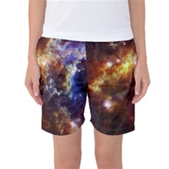 Rosette Cloud Women s Basketball Shorts by trendistuff