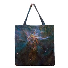 Mystic Mountain Grocery Tote Bags by trendistuff