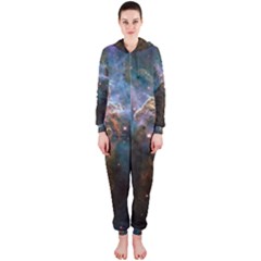 Mystic Mountain Hooded Jumpsuit (ladies)  by trendistuff