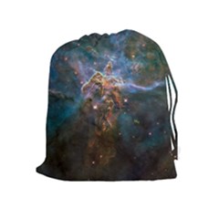 Mystic Mountain Drawstring Pouches (extra Large) by trendistuff