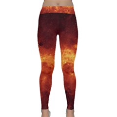 Milky Way Clouds Yoga Leggings by trendistuff