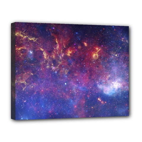 Milky Way Center Canvas 14  X 11  by trendistuff