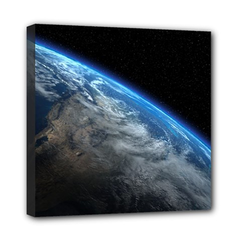 Earth Orbit Mini Canvas 8  X 8  by trendistuff