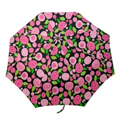 Rose Garden Folding Umbrella by TrishRose