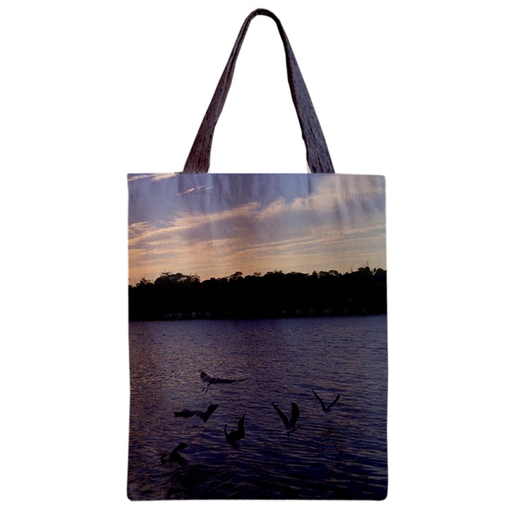 Intercoastal Seagulls 3 Zipper Classic Tote Bags