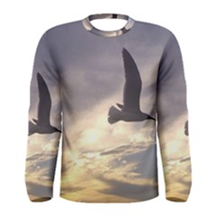 Fly Seagull Men s Long Sleeve T-shirts