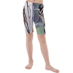 Butterfly 1 Kid s Mid Length Swim Shorts