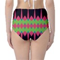 Rhombus and other shapes pattern High-Waist Bikini Bottoms View2