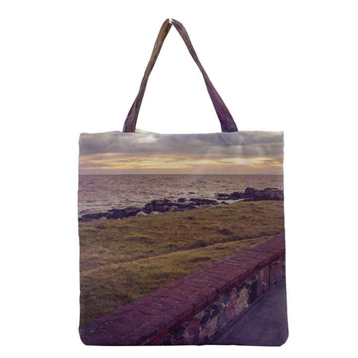 Playa Verde Coast In Montevideo Uruguay Grocery Tote Bags