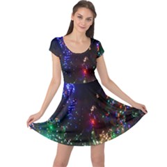 Christmas Lights 2 Cap Sleeve Dresses by trendistuff