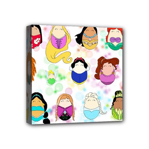 Disney Ladies Mini Canvas 4  X 4  by lauraslovelies