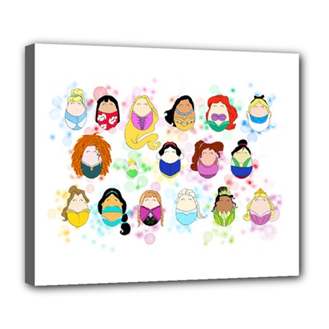 Disney Ladies Deluxe Canvas 24  X 20   by lauraslovelies