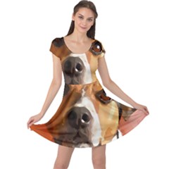 Jack Russell Terrier Cap Sleeve Dresses by Rowdyjrt