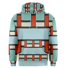 Vertical And Horizontal Rectangles Men s Pullover Hoodie by LalyLauraFLM