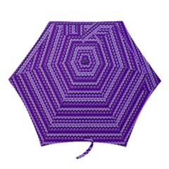 Purple Tribal Pattern Mini Folding Umbrellas by KirstenStar