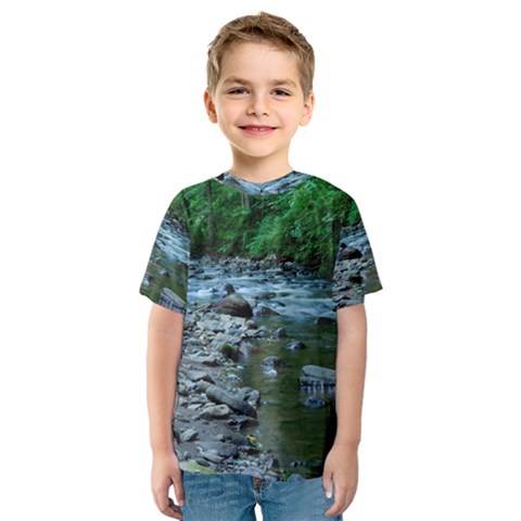 Rocky Stream Kid s Sport Mesh Tees by trendistuff