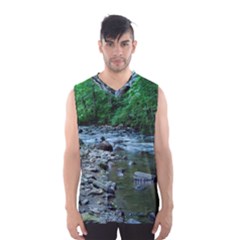 Rocky Stream Men s Basketball Tank Top by trendistuff