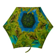 Plitvice, Croatia Mini Folding Umbrellas by trendistuff