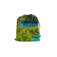 Plitvice, Croatia Drawstring Pouches (small)  by trendistuff