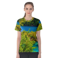 Plitvice, Croatia Women s Cotton Tee