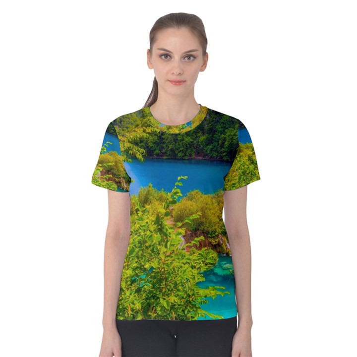 PLITVICE, CROATIA Women s Cotton Tee