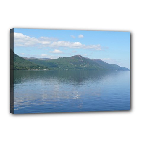 Loch Ness Canvas 18  X 12  by trendistuff