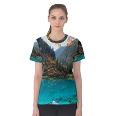 JIUZHAIGOU VALLEY 3 Women s Cotton Tee