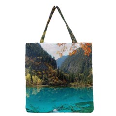 JIUZHAIGOU VALLEY 3 Grocery Tote Bags