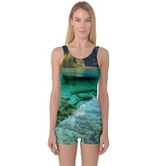 Jiuzhaigou Valley 2 One Piece Boyleg Swimsuit by trendistuff