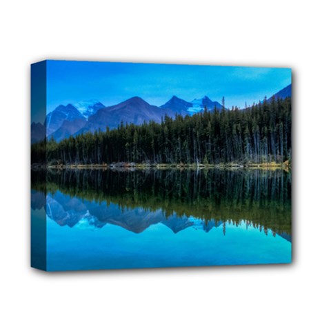 Herbert Lake Deluxe Canvas 14  X 11  by trendistuff