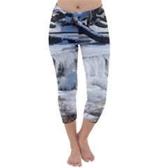 Frozen Creek Capri Winter Leggings  by trendistuff