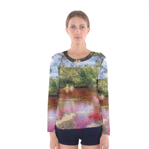 Cano Cristales 3 Women s Long Sleeve T-shirts by trendistuff