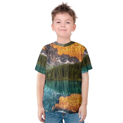 Banff National Park 4 Kid s Cotton Tee by trendistuff