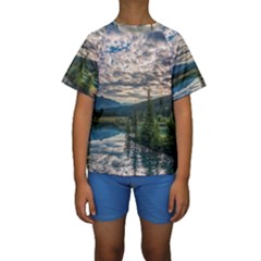 Banff National Park 2 Kid s Short Sleeve Swimwear