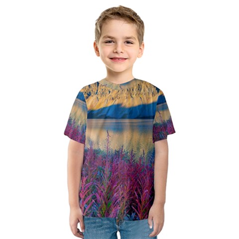 Banff National Park 1 Kid s Sport Mesh Tees by trendistuff