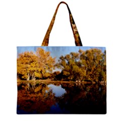 Autumn Lake Zipper Tiny Tote Bags