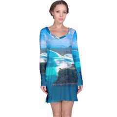 Whitehaven Beach 2 Long Sleeve Nightdresses