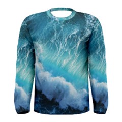 Storm Waves Men s Long Sleeve T-shirts by trendistuff