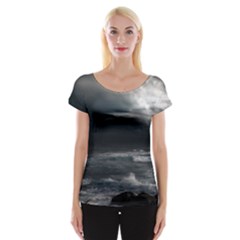 Ocean Storm Women s Cap Sleeve Top