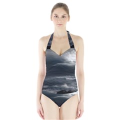 Ocean Storm Women s Halter One Piece Swimsuit