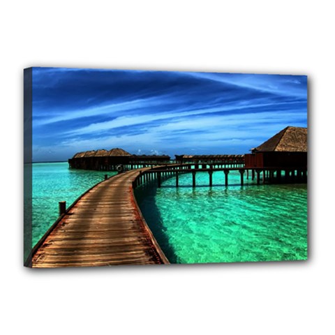 Maldives 2 Canvas 18  X 12  by trendistuff