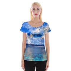 Maldives 1 Women s Cap Sleeve Top