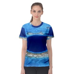 Great Blue Hole 2 Women s Sport Mesh Tees