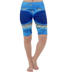 Great Blue Hole 2 Cropped Leggings