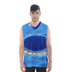 Great Blue Hole 2 Men s Basketball Tank Top